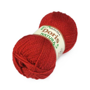 Włóczka Doris 207 C.Czerwony