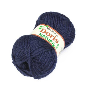 Włóczka Doris 227 Granatowy