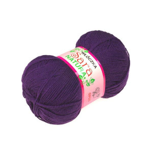 Włóczka Sara 049 C.Fioletowy