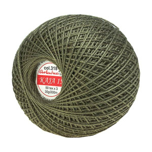Kordonek Kaja15 kol. 318 Khaki