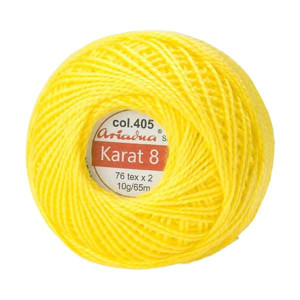 Kordonek Karat 8 kol.  405 Cytrynowy