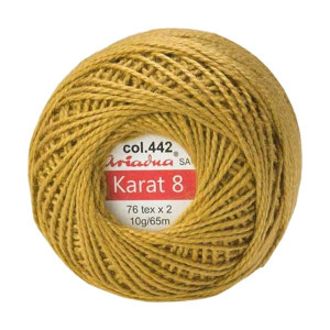 Kordonek Karat 8 kol.  442 Musztardowy