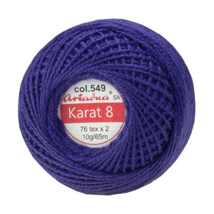 Kordonek Karat 8 kol.  549 J.Granatowy