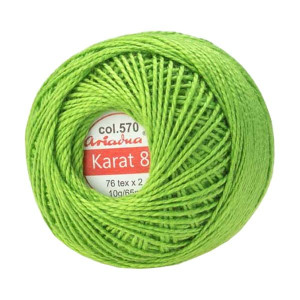 Kordonek Karat 8 kol.  570 J.Zielony
