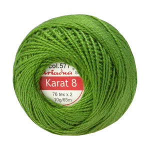 Kordonek Karat 8 kol.  577 Zielony