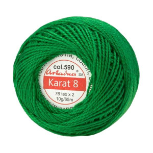 Kordonek Karat 8 kol.  590 Zielony