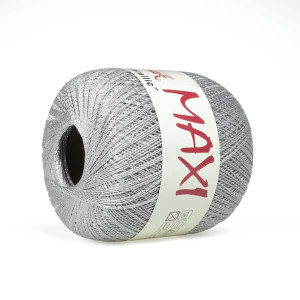 Kordonek Maxi Metallic 1621 Popielato-Srebrny