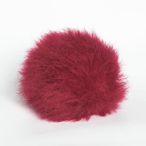 Pompon Bordowy