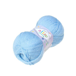 Włóczka Sekerim Bebe 040 Błękitny