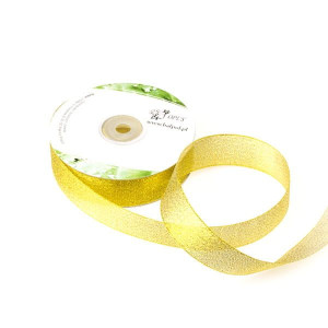 Wstążka metalizowana 25 mm Złoty