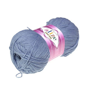 Włóczka Cotton Gold 374 C.Niebieski Melanż