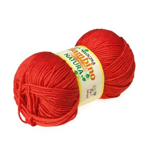 Włóczka Bambino 041 Czerwony
