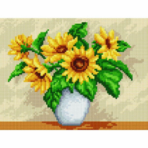 Kanwa A E-5008 Słoneczniki w wazonie 18x24