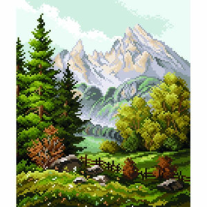 Kanwa G-7074 Krajobraz górski 26x31