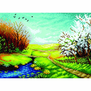 Kanwa G-7181 4 Pory roku - wiosna 33x24