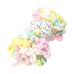Włóczka Puffy 5862 mix kolorowy