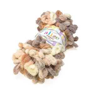 Włóczka Puffy 5926 mix beżowo-brązowy