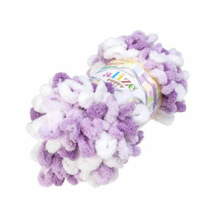 Włóczka Puffy 5923 mix Fioletowy