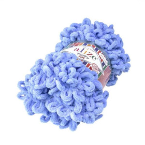 Włóczka Puffy Fine 112 Niebieski