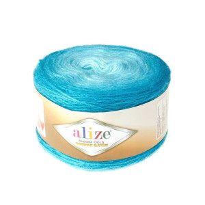 Włóczka Angora Gold Ombre 7245 Błękitny