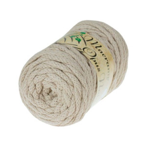 Sznurek Bawełniany Macrame Cord 123 beżowy 5mm