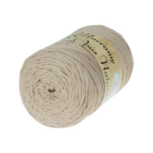 Sznurek Bawełniany Cotton Macrame 123 beżowy 2mm