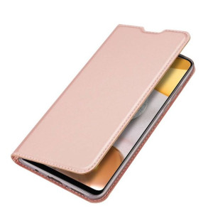 Etui SAMSUNG GALAXY A42 5G z klapką Dux Ducis skórzane Skin Leather jasny r