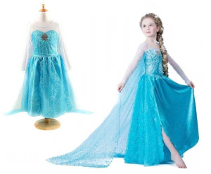 Frozen Sukienka Elsa Kraina Lodu E3