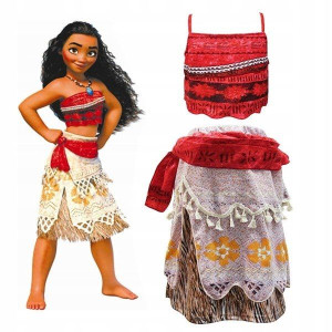 Strój Kostium Vaiana Moana Hawajka