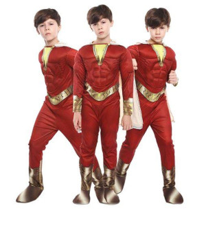 Strój Shazam Superbohater Dc Comics Peleryna