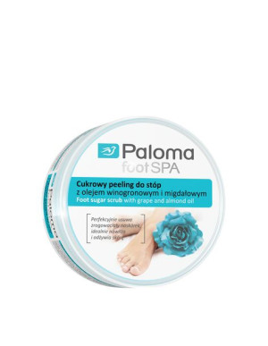 Paloma Cukrowy peeling do do stóp z olejem winogronowym i migdałowym 125ml