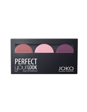 JOKO Cienie prasowane do powiek TRIO PERFECT YOUR LOOK 301