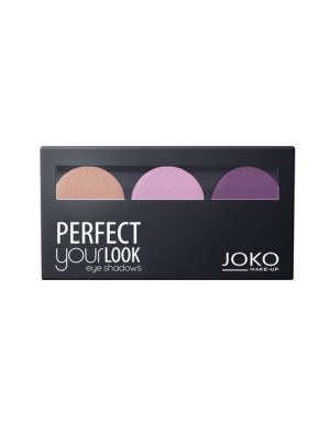 JOKO Cienie prasowane do powiek TRIO PERFECT YOUR LOOK 304
