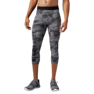 Spodenki 3/4 Reebok One Series Elite męskie getry kompresyjne termoaktywne