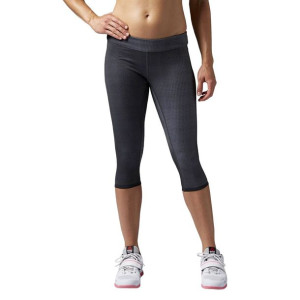 Spodnie 3/4 Reebok CrossFit Reversible damskie dwustronne legginsy getry te
