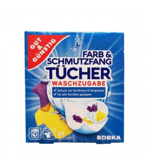 Gut & Gunstig chusteczki wyłapujące kolor 24 szt.