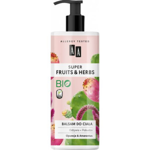 AA SUPER FRUITS&HERBS balsam do ciała opuncja&amarantus