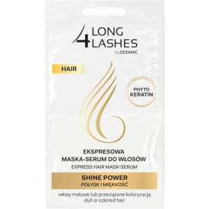 LONG4LASHES Ekspresowa maska do włosów SHINE POWER 2 x6ml