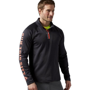 Koszulka z długim rękawem Reebok Running Essentials 1/4 Zip męska termoakty