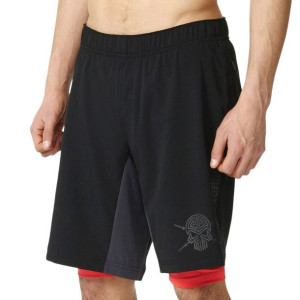 Spodenki Adidas 2w1 A2G 2IN1 męskie sportowe treningowe do biegania