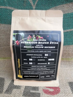 Kawa mielona Dolla - Słodkiego Miłego Życia BRASIL YELLOW BOURBON