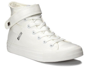 Trampki damskie wysokie BIG STAR V274541 białe