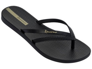 Klapki japonki damskie czarne Ipanema 82067