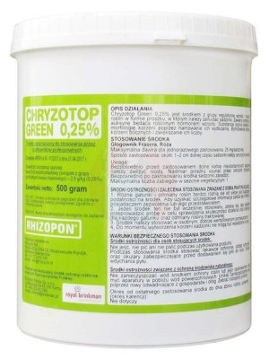 Chryzotop 0,25% green 500 g