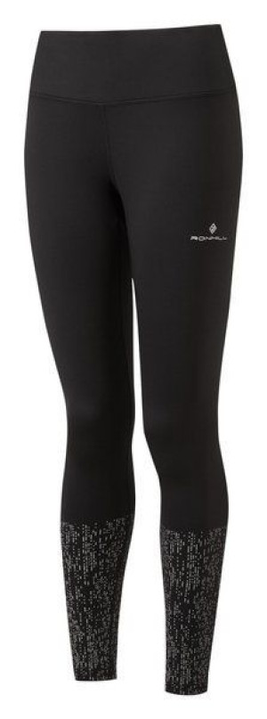 RONHILL Legginsy biegowe damskie LIFE NIGHTRUNNER TIGHT 2020 czarne
