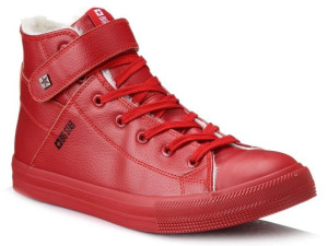 Czerwone trampki męskie wysokie zimowe Big Star