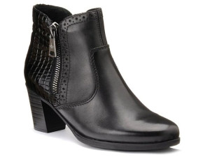 Botki Rieker Y8965-00 Czarne Skóra Naturalna