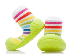 Buciki Attipas Rainbow Green Niechodki Kapcie