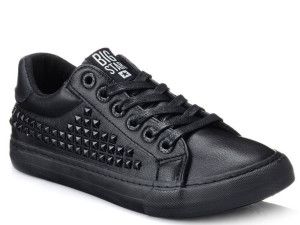 Trampki Big Star Gg274157 Czarne Ekoskóra