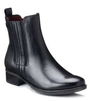 Sztyblety Tamaris 1-25309-25 Czarne Skóra